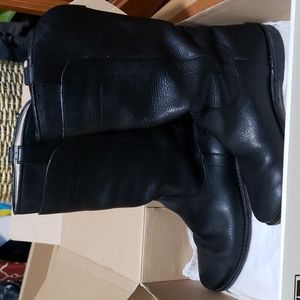 Frye Paige Tall black leather boots